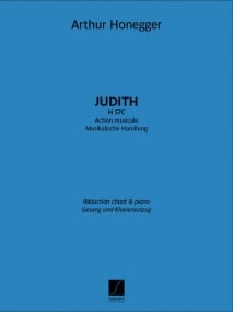 Honegger: Judith H 57C published by Salabert - Vocal Score